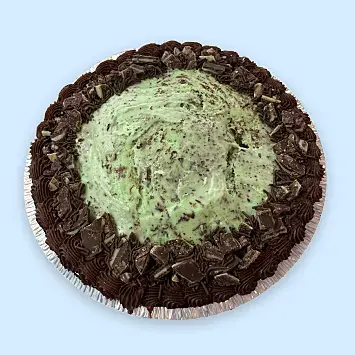 Chocolate mint pie