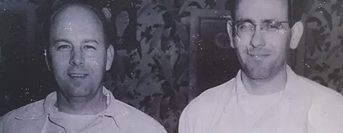 Black and white photograph of two men - Loard's founders